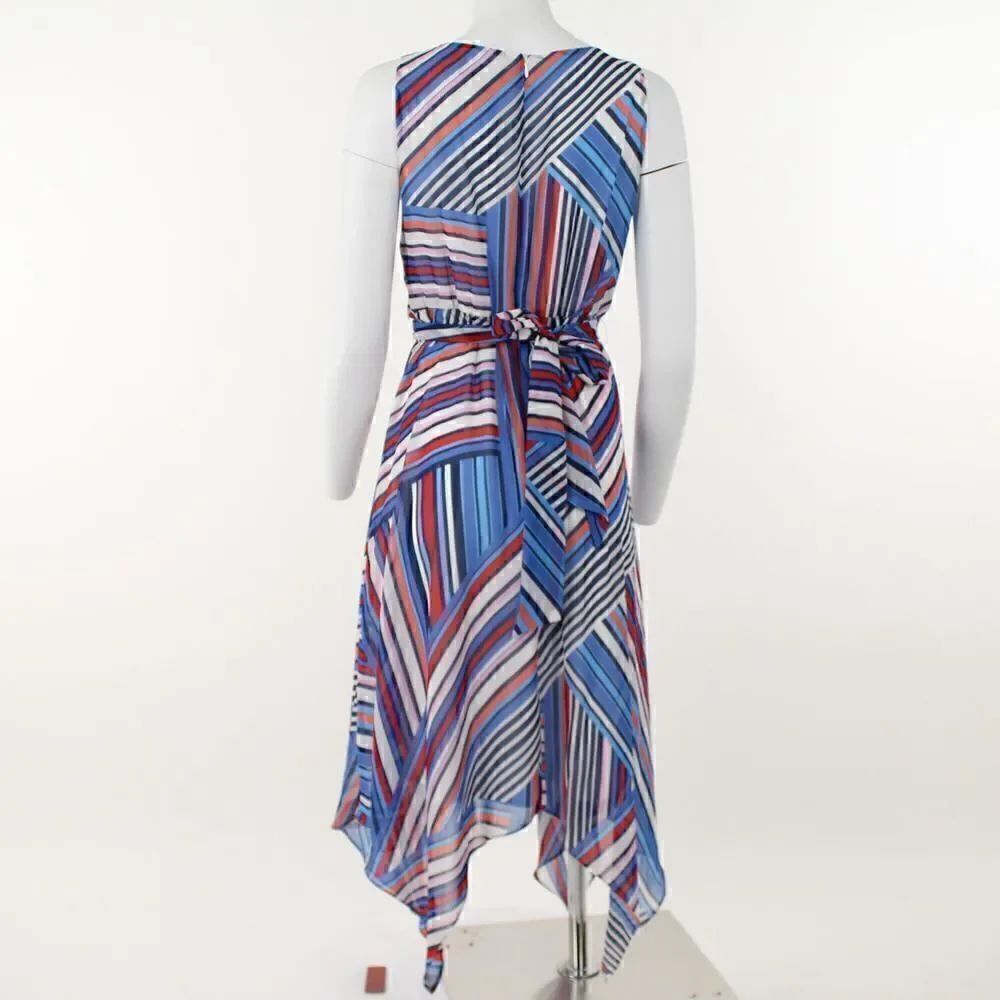 Inc Printed Chiffon MIDI Dress - Picture 4 of 5